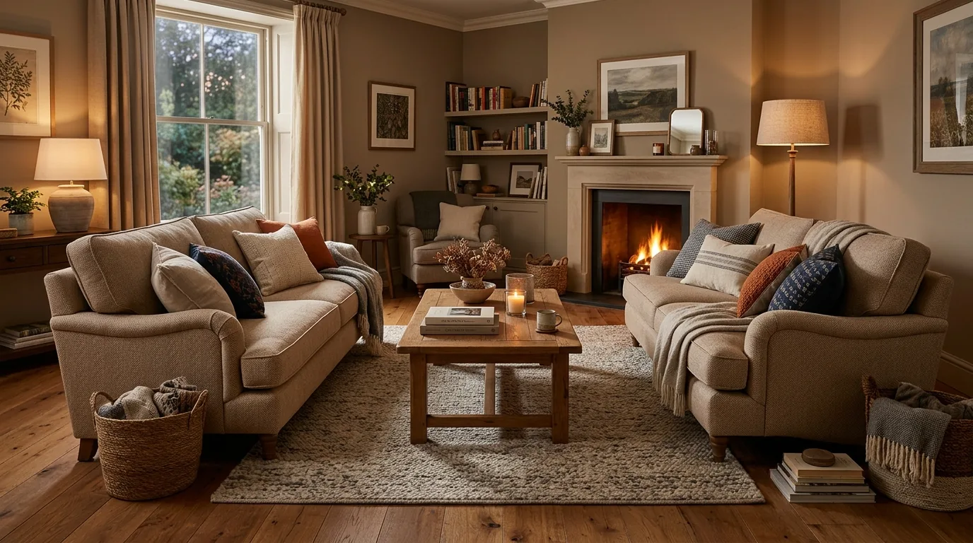 Create a reading corner with a chair and lamp